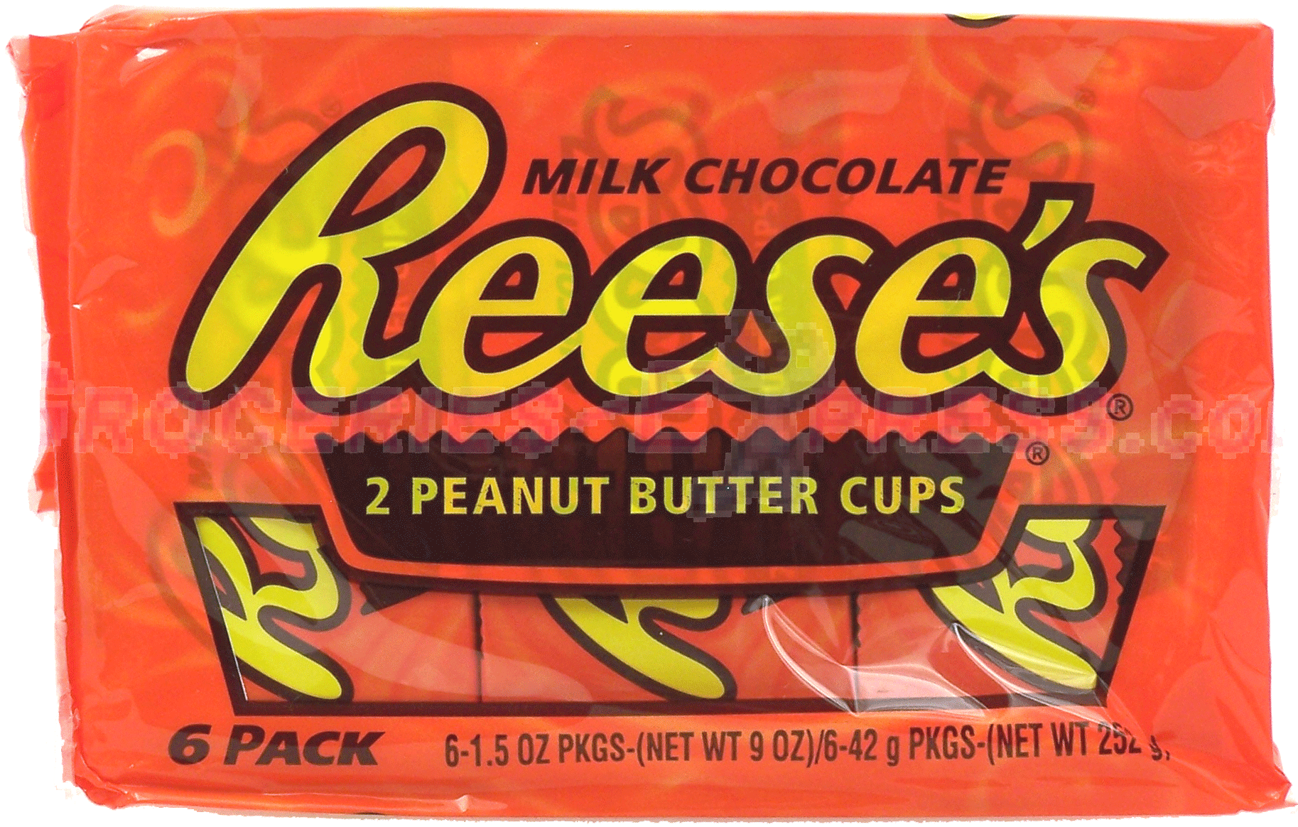 Reese's  milk chocolate peanut butter cups, 6-bi-packs Full-Size Picture